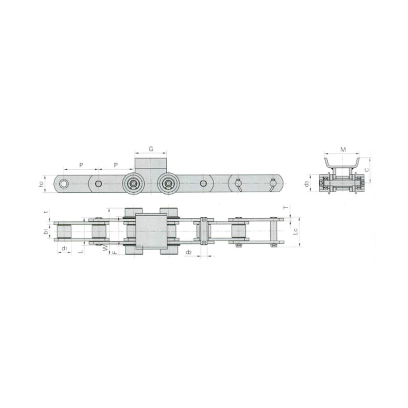 TRADUCTOR Chain For Automobile Production Line